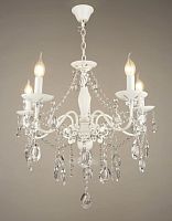 Люстра потолочная пятирожковая Мелодия Света E14 220В Белый картинка 